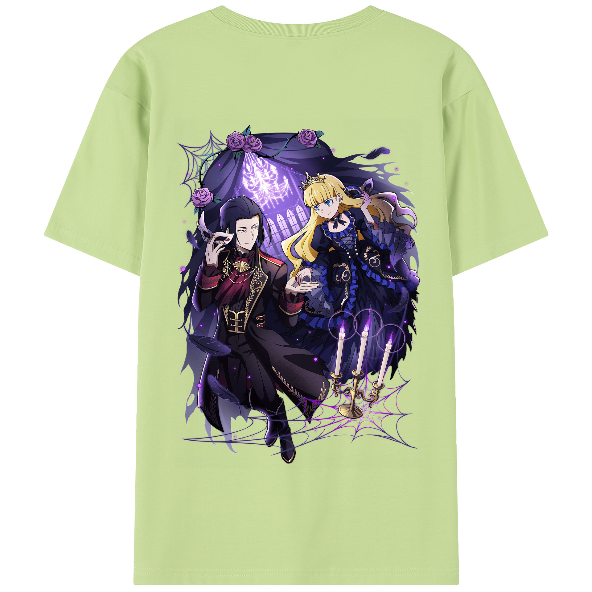 （画像用） 文豪ストレイドッグス Bungo Stray Dogs 綿100％半袖Tシャツ（背面プリント）